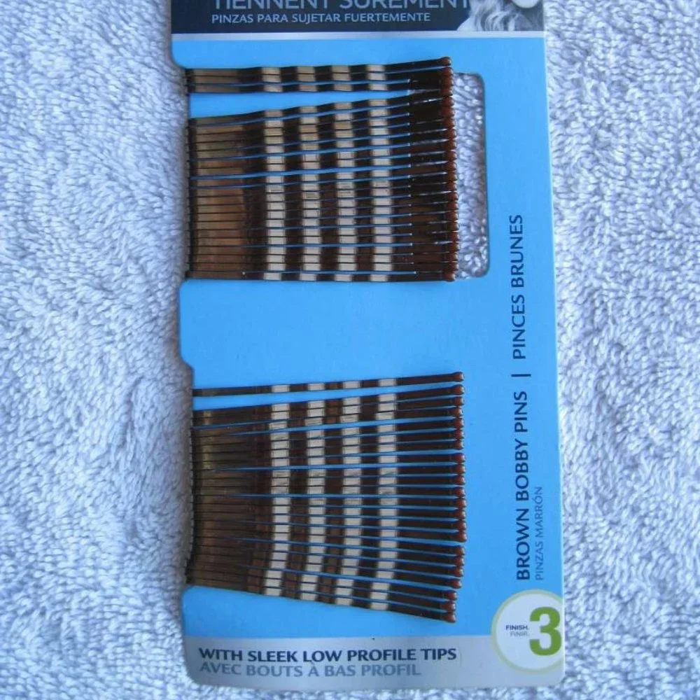 45 Goody Brown Stay Tight Hold Bobbies Bobby Slide Hair Pins Secure Style Tips